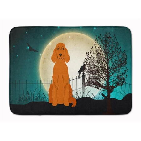 Carolines Treasures Halloween Scary Irish Setter Machine Washable Memory Foam Mat BB2254RUG